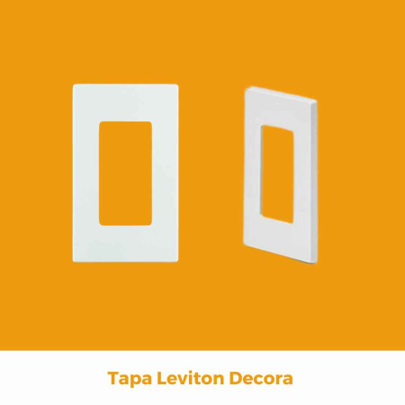 Tapa Leviton Decora 1 Ventana, comercializada por Domocol