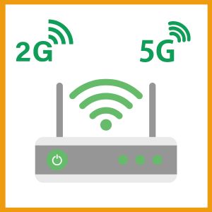 En la imagen Router dual band, aportan explicación Guia Completa para Mejorar Señal WiFi 5
